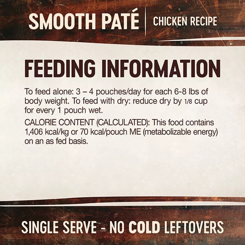 Chicken Pâté Cat Food Pouch – Grain-Free, Single Serve