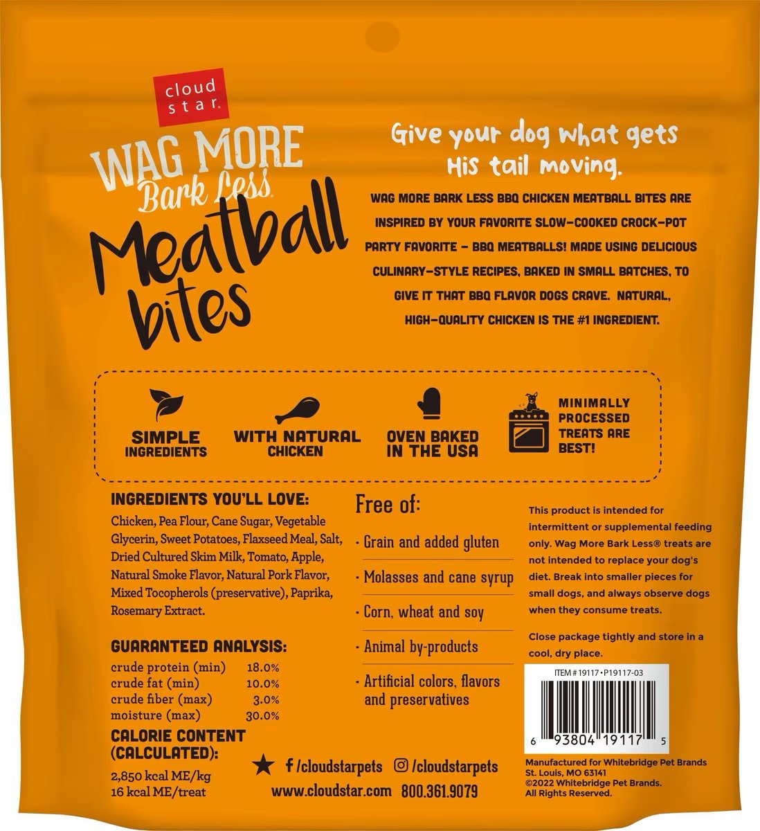 Natural Beef Soft Dog Treats, Grain Free Meatballs
