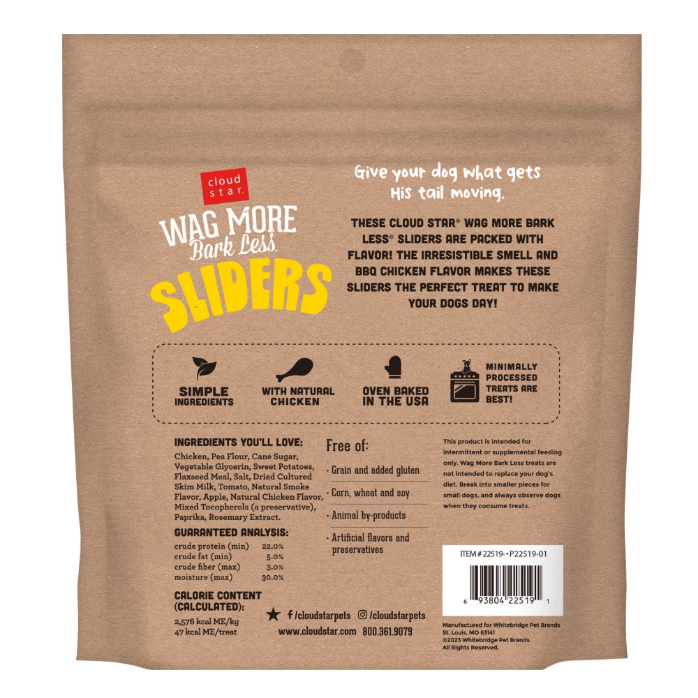 BBQ Chicken Sliders Soft Dog Treats, Grain-Free