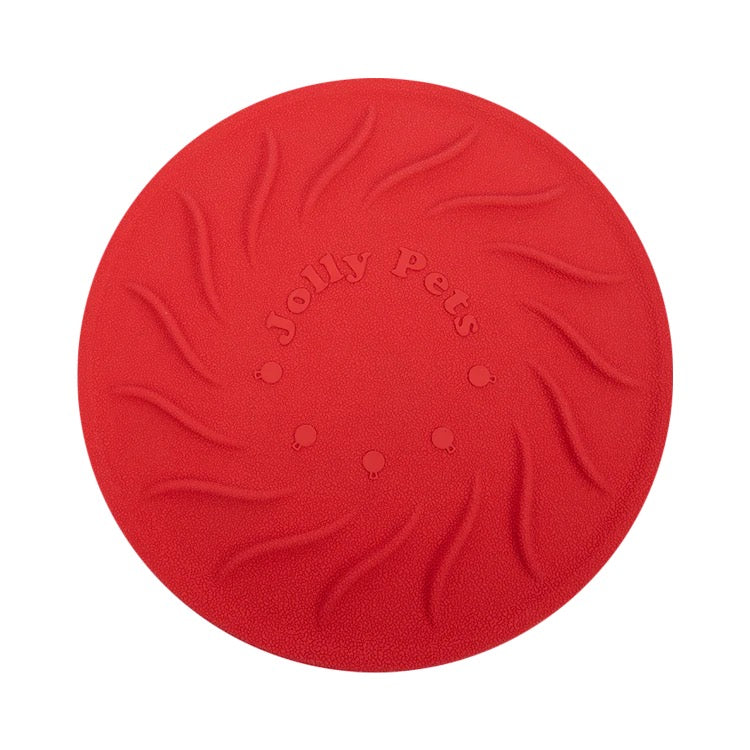 Jolly Tuff Flyer Durable Rubber Dog Toy, 8.5" Floating Disc