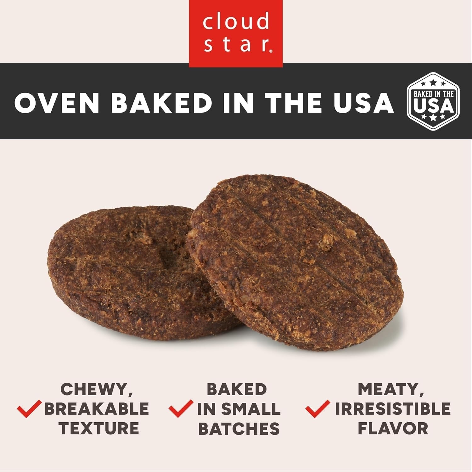 Beef Cheeseburger Sliders Soft Dog Treats, Grain Free