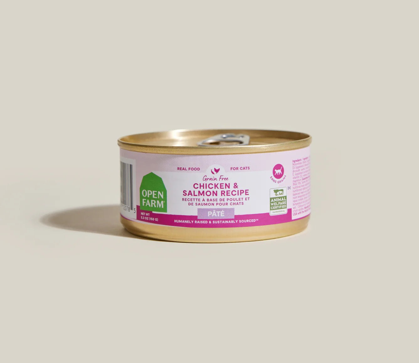 Wild-Caught Salmon & Chicken Pâté Cat Food with Pumpkin