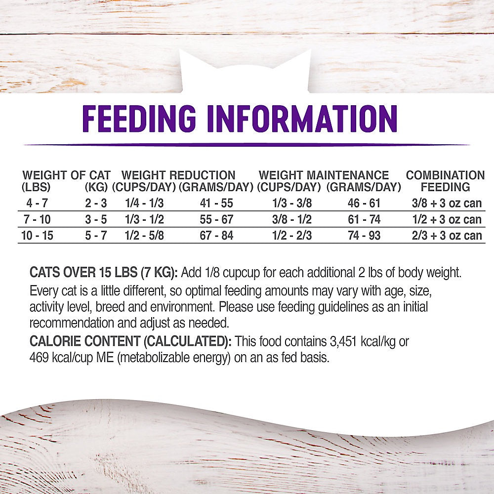 Wellness Complete Health Grain Free Indoor Healthy Weight Cat Food, Chicken