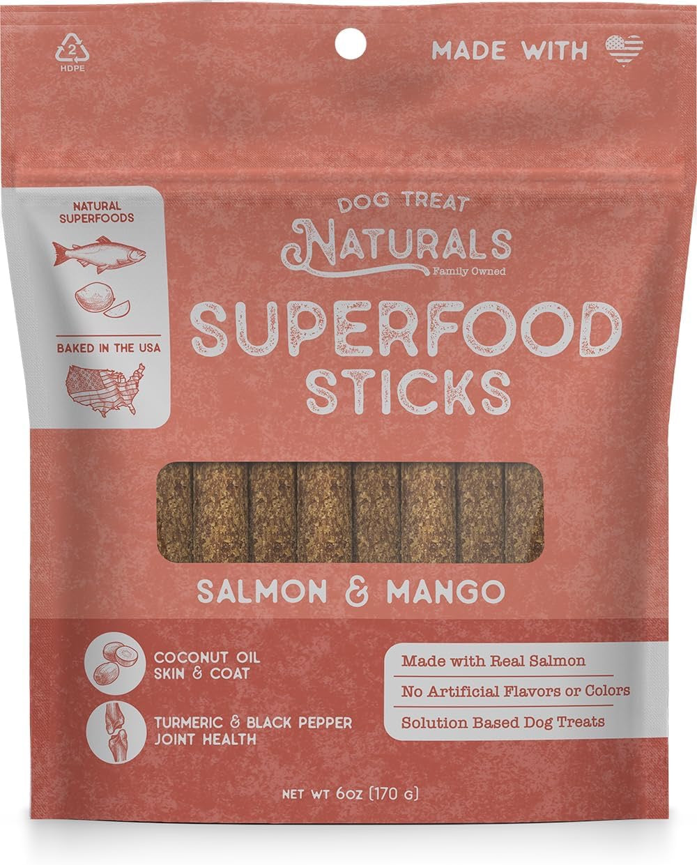 Salmon & Superfood Dog Treat Sticks