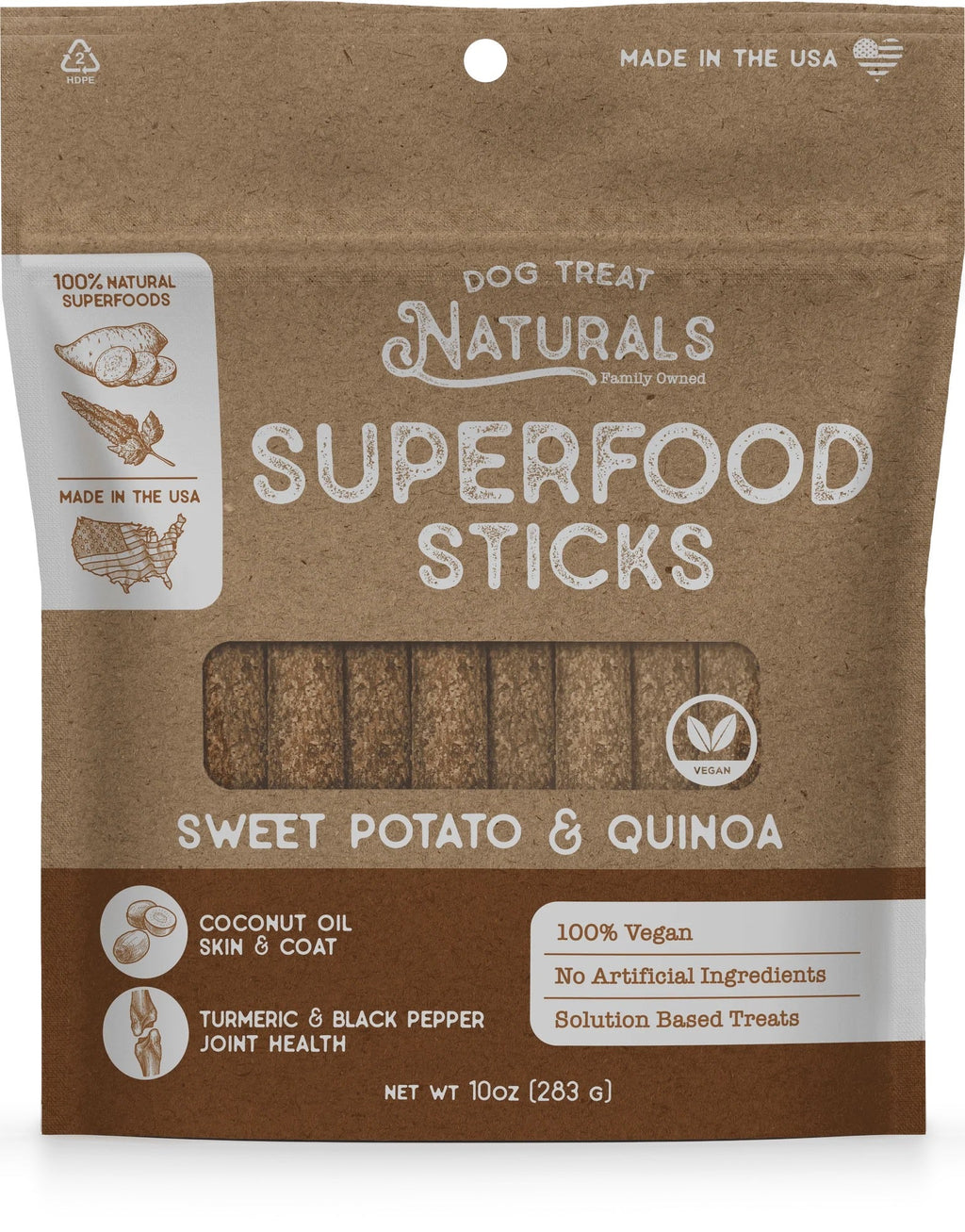 Salmon & Superfood Dog Treat Sticks with Fruits and Vegetables