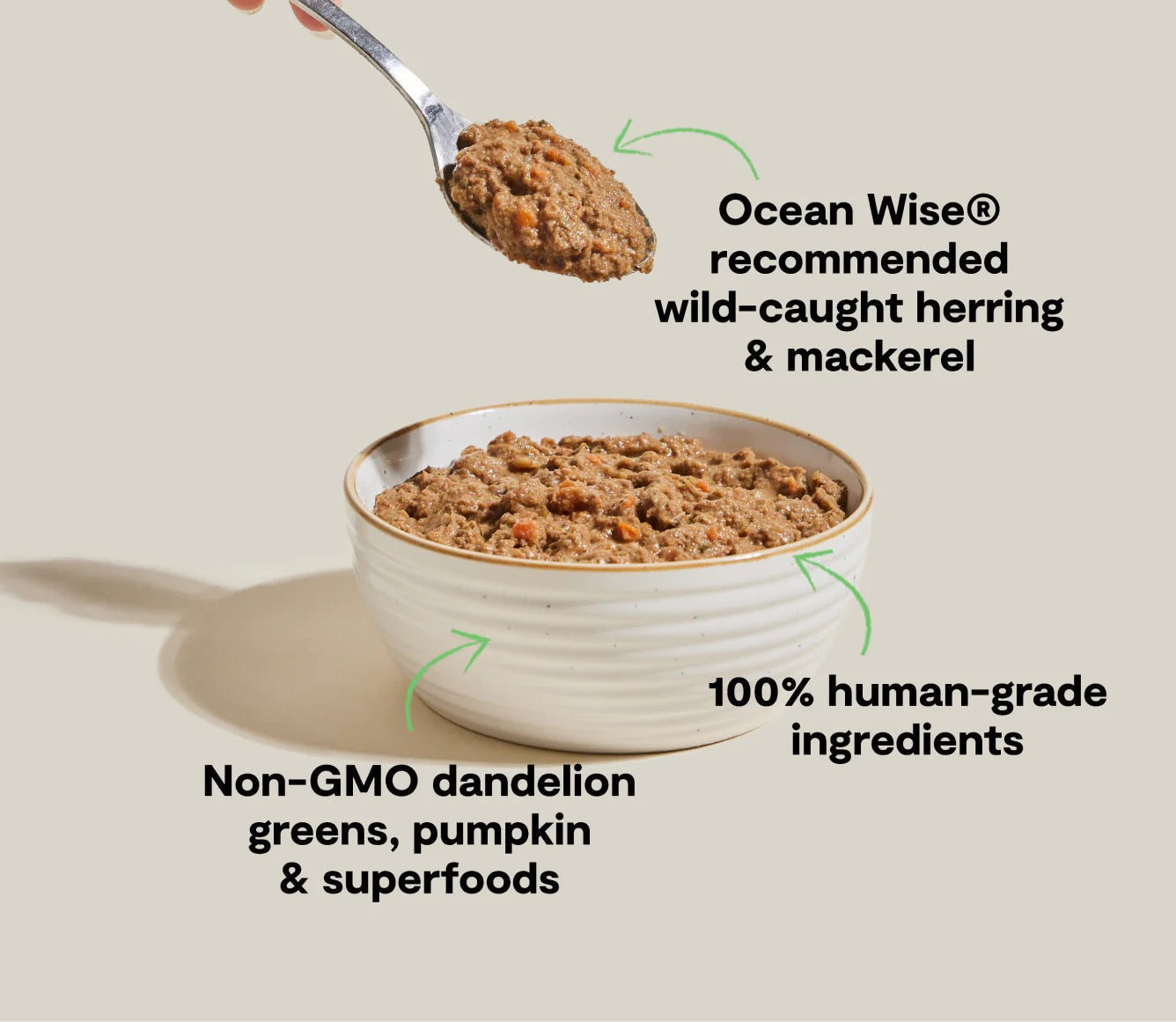 Wild-Caught Herring & Mackerel Cat Food Topper with Vegetables