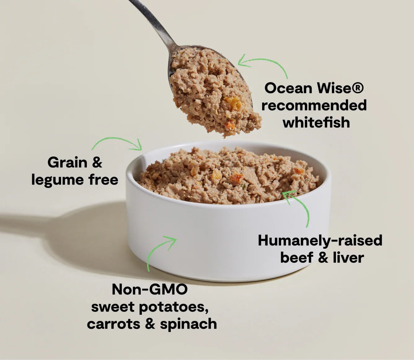 Whitefish & Beef Pâté Wet Dog Food for Adult and Senior Dogs