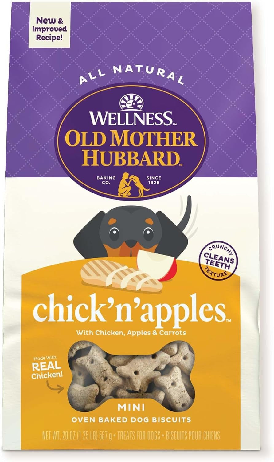 Mini Chick'N'Apples Oven-Baked Dog Biscuits