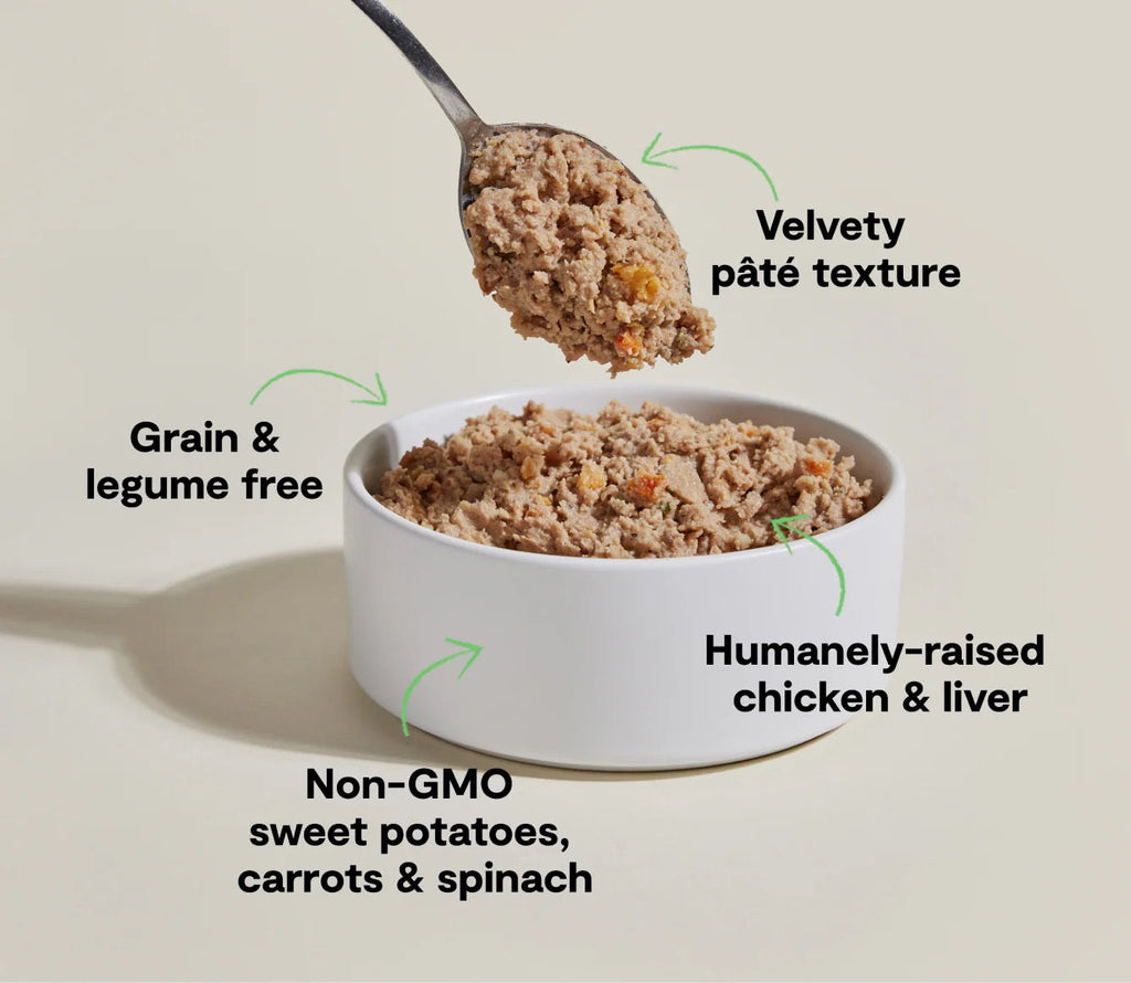 Chicken & Chicken Liver Pâté Wet Dog Food with Vegetables