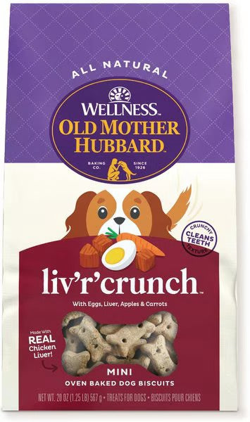 Mini Liv'R'Crunch Oven-Baked Dog Biscuits with Chicken Liver