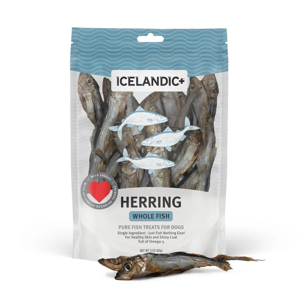 Herring Whole Fish Dog Treats – Single Ingredient, Air-Dried