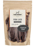 Dehydrated Pork Liver Bites for Dogs and Cats, Single Ingredient