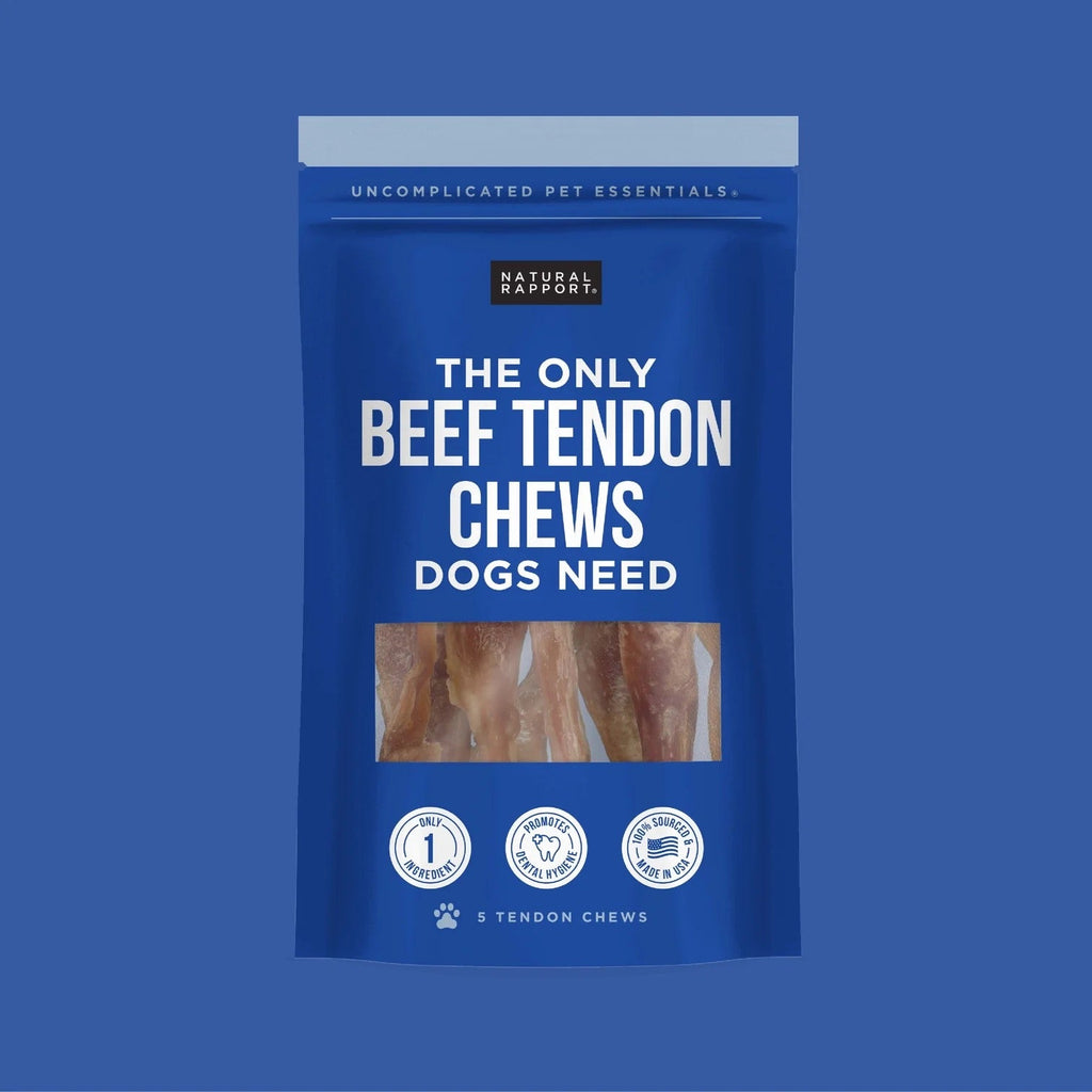 Beef Tendon Chews for Dogs – Single-Ingredient, Slow-Roasted Treats