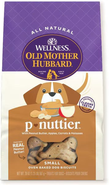 Mini P-Nuttier Oven-Baked Dog Biscuits with Peanut Butter