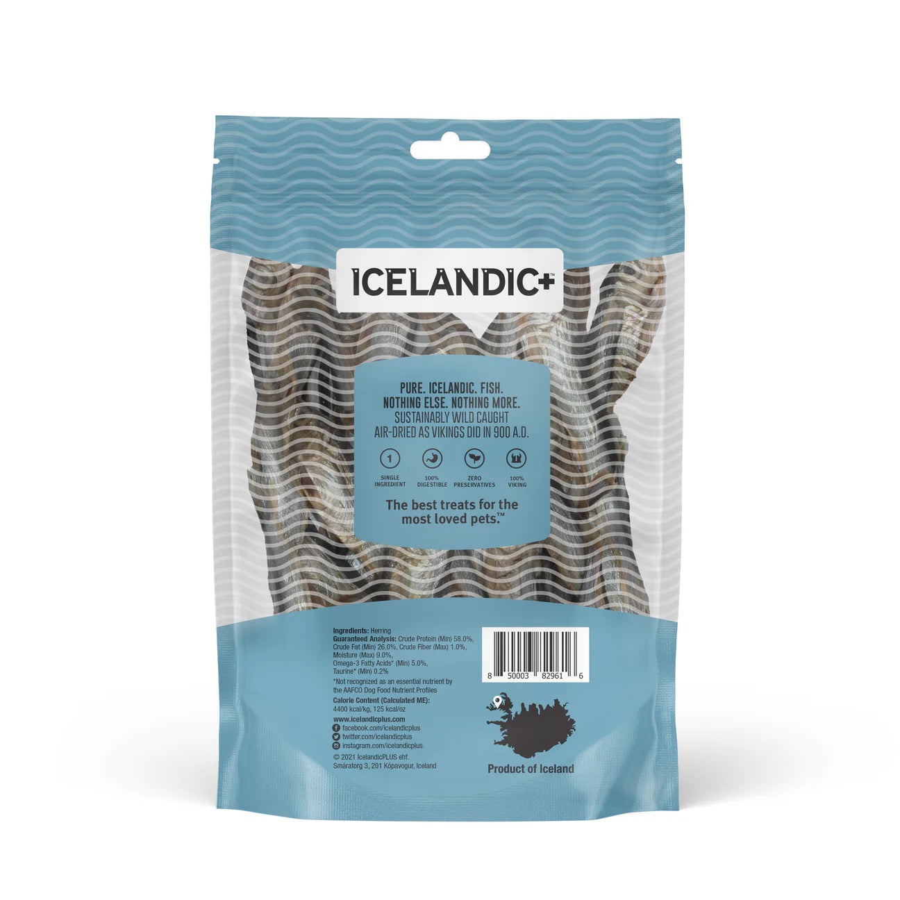 Herring Whole Fish Dog Treats – Single Ingredient, Air-Dried