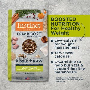 Healthy Weight Whole Grain & Raw Chicken Dog Food