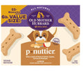 Mini P-Nuttier Crunchy Dog Biscuits with Peanut Butter, Apples & Carrots