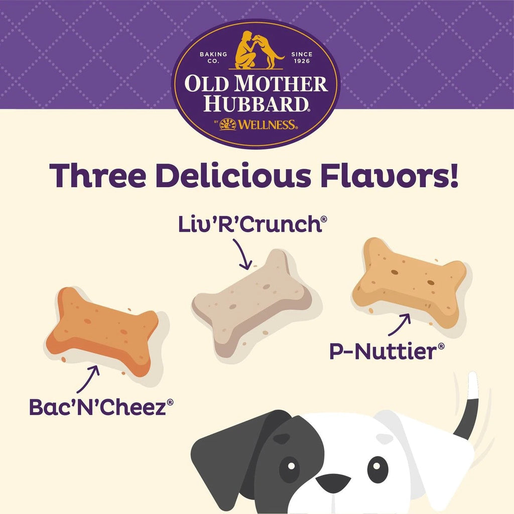 Mini Classic Savory Mix Dog Biscuits with Bacon & Cheddar Cheese