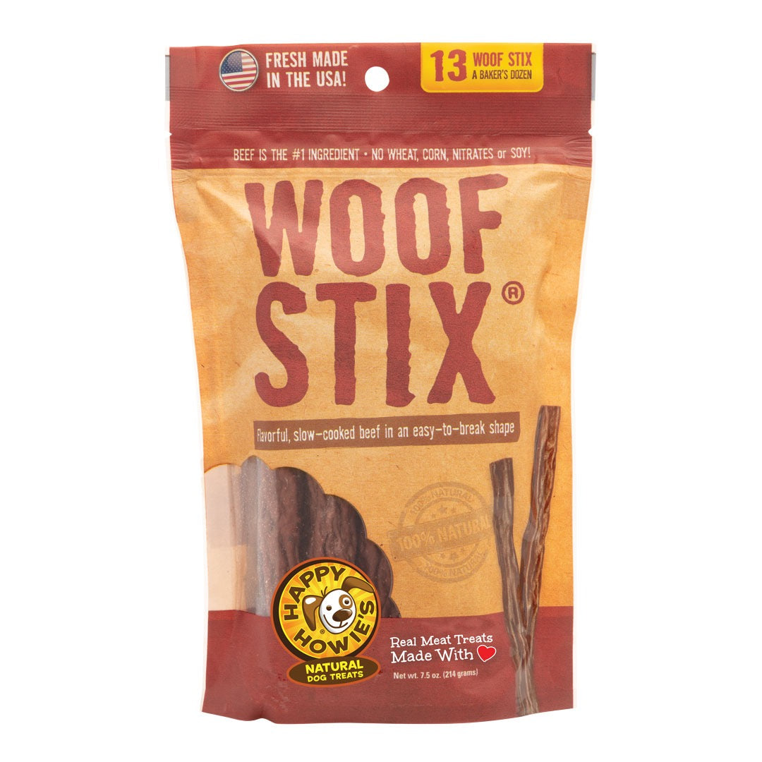 6-Inch Beef Woof Stix Bakers Dozen Dog Treats (13 Count)