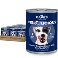 Grain-Free Beef & Pork Dog Food with Vegetables in Gravy