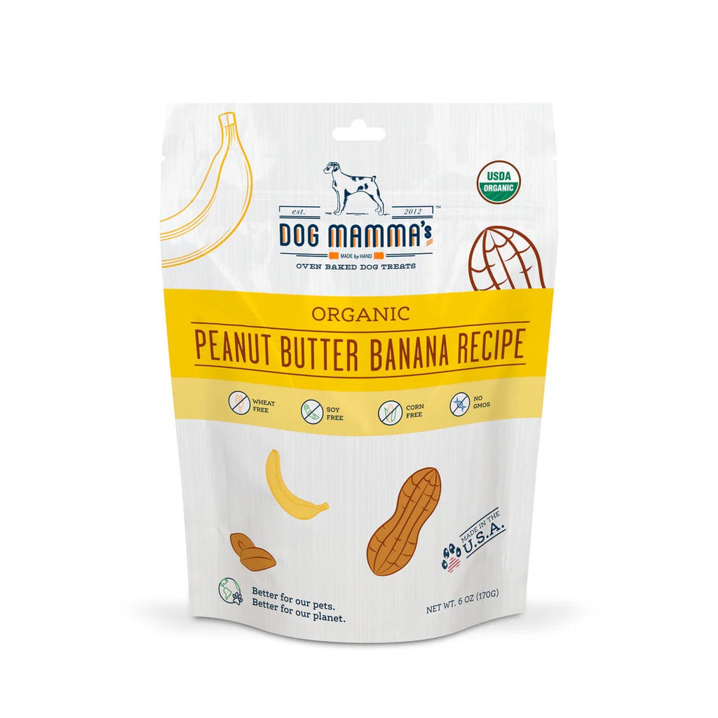 Organic Peanut Butter Banana Dog Treats