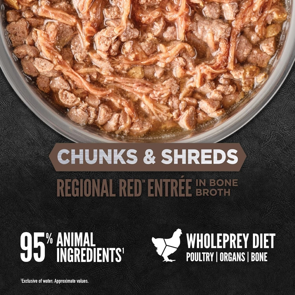 ORIJEN Regional Red Wet Cat Food with Lamb & Tuna in Bone Broth