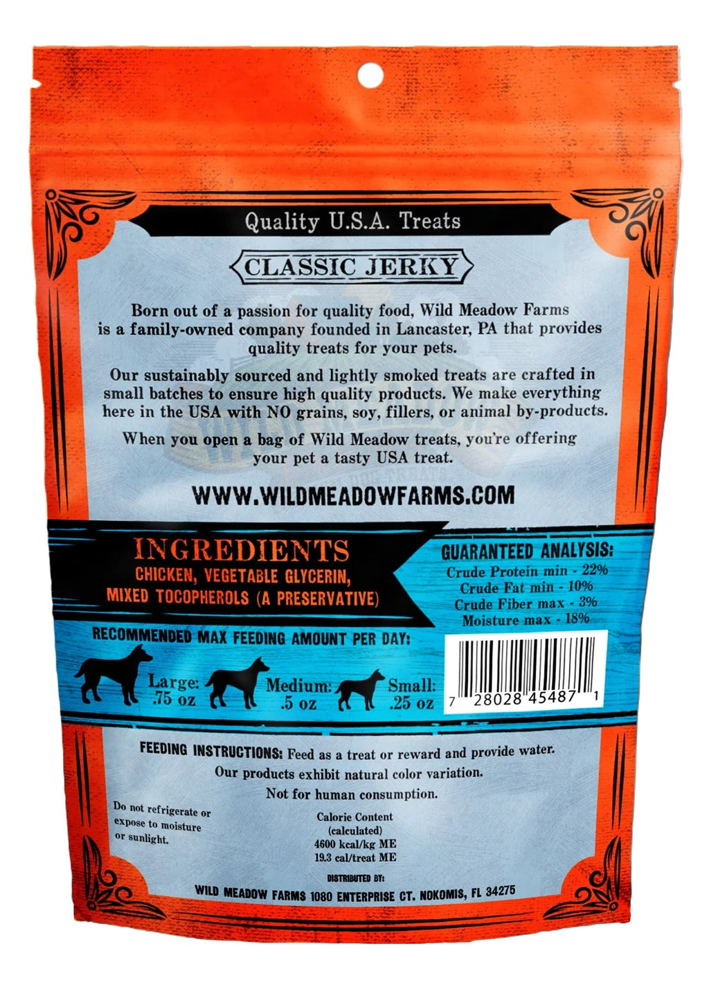 Chicken Jerky Bites Dog Treats – Made in USA, 3 Ingredients