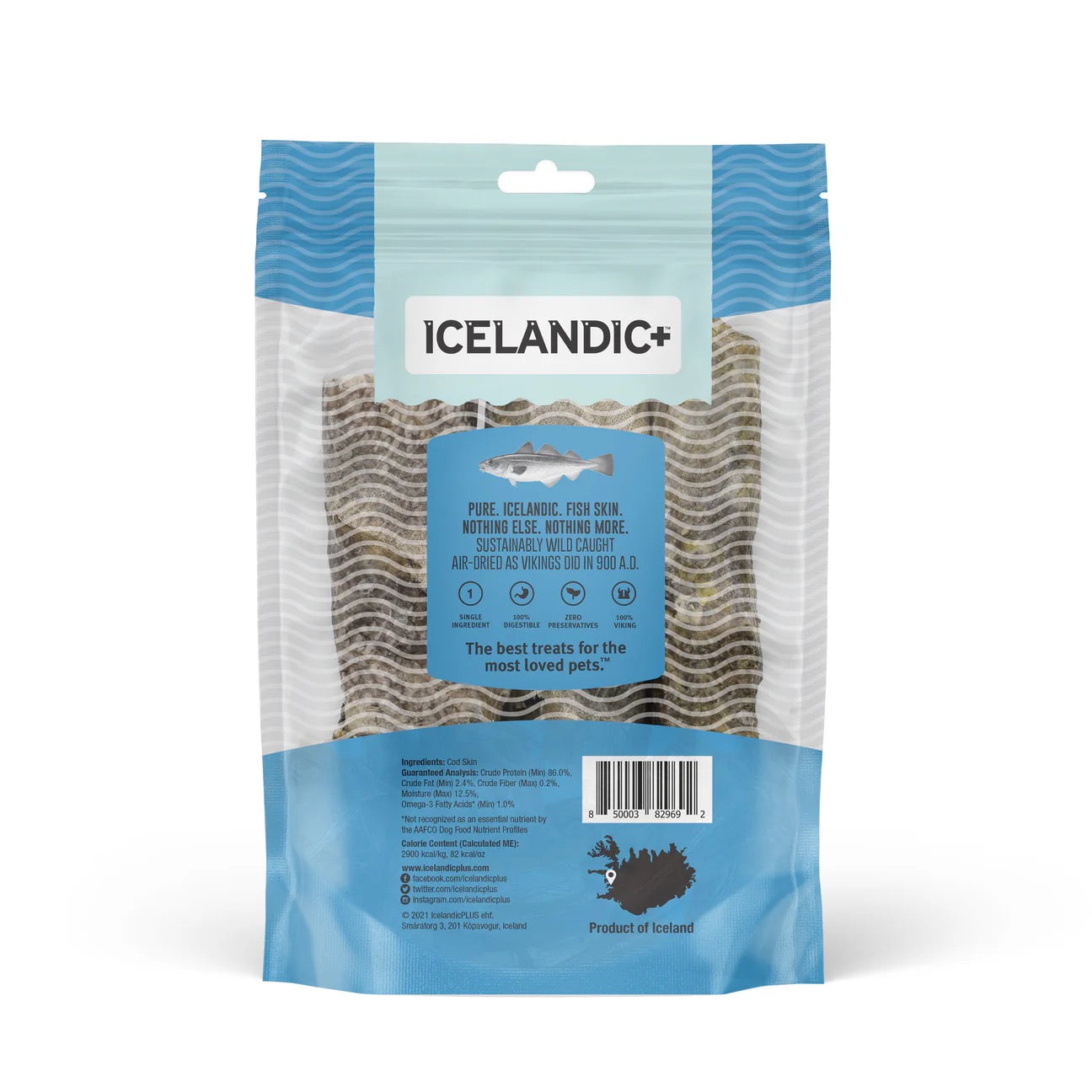 Hand Wrapped Cod Skin Short Chew Sticks for Dogs