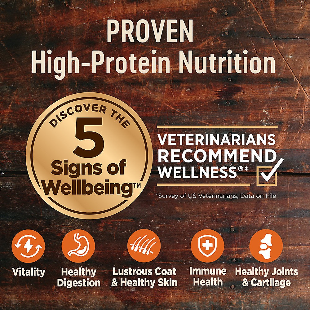 High-Protein Grain-Free Dog Food with Raw Turkey & Vegetables