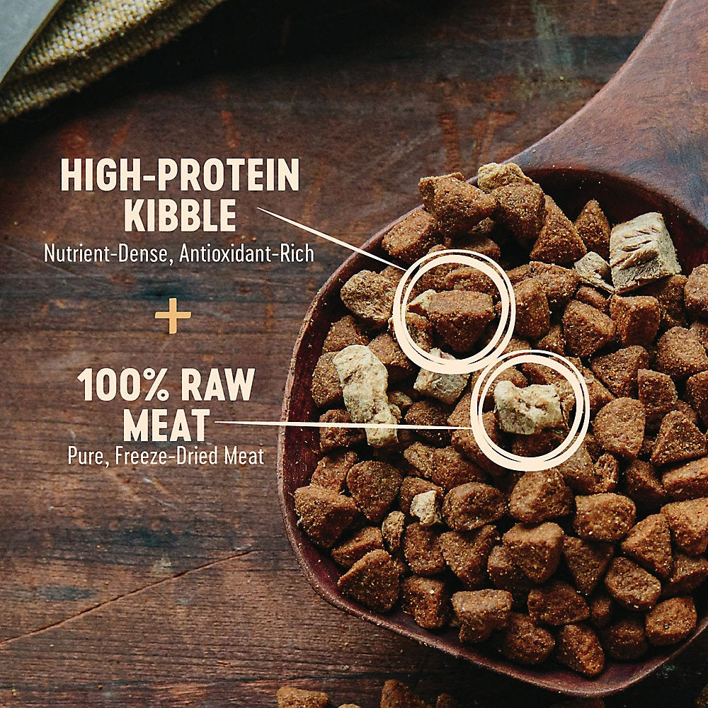 High-Protein Grain-Free Dog Food with Raw Turkey & Vegetables