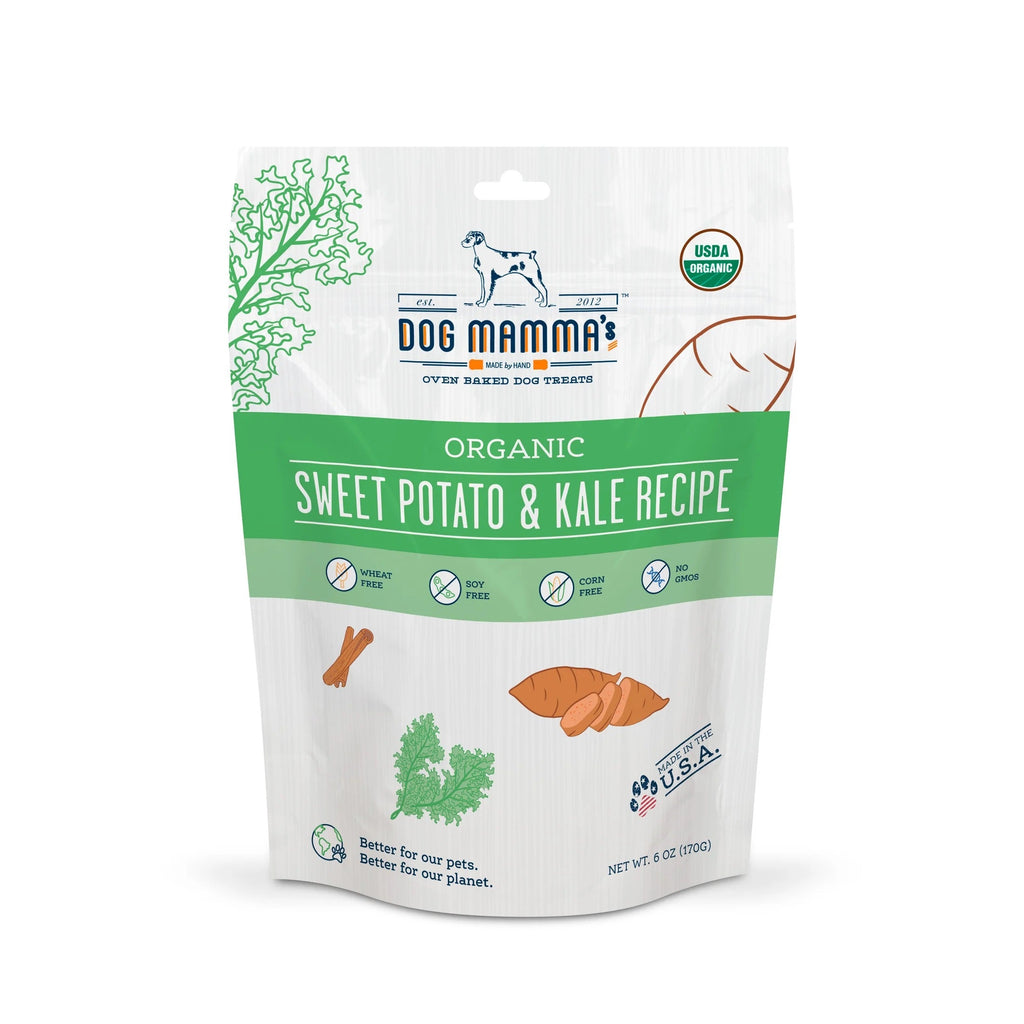 Organic Sweet Potato & Kale Crunchy Dog Treats