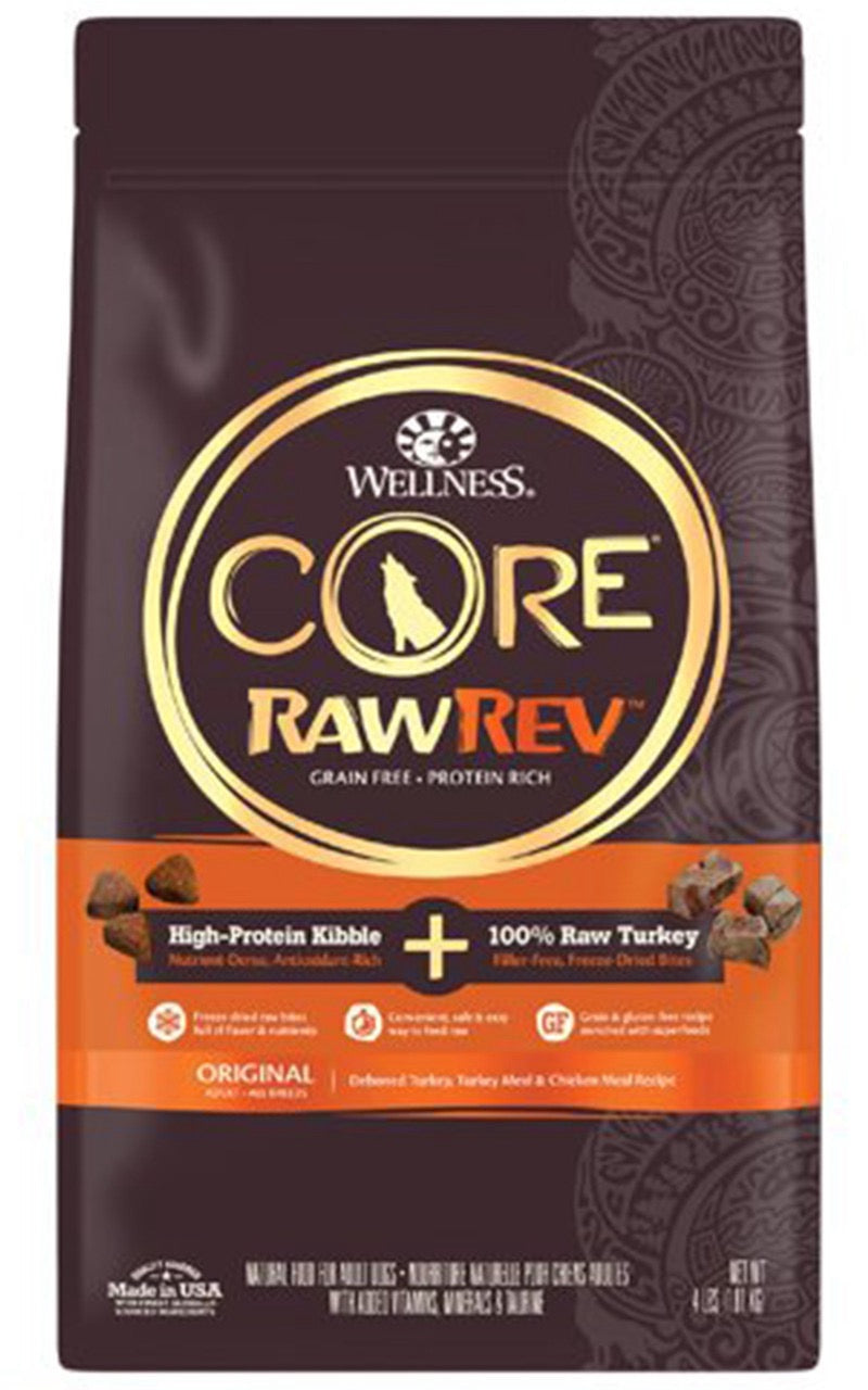 High-Protein Grain-Free Dog Food with Raw Turkey & Vegetables