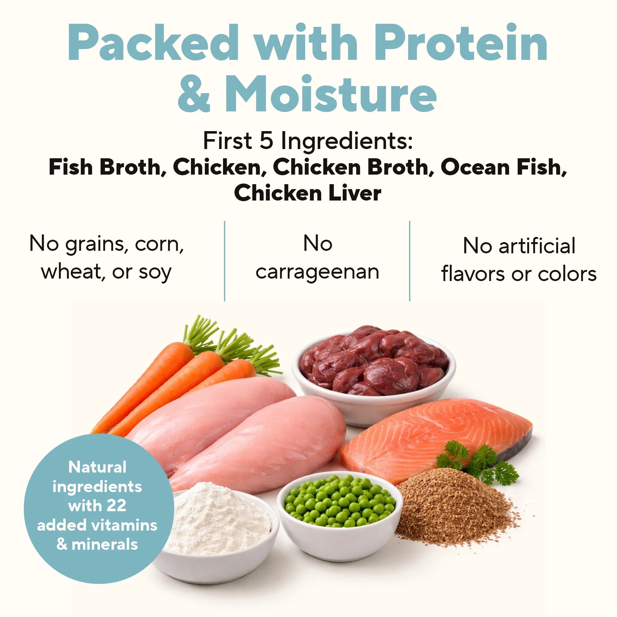 Grain-Free Chicken & Salmon Wet Pet Food with Vegetables