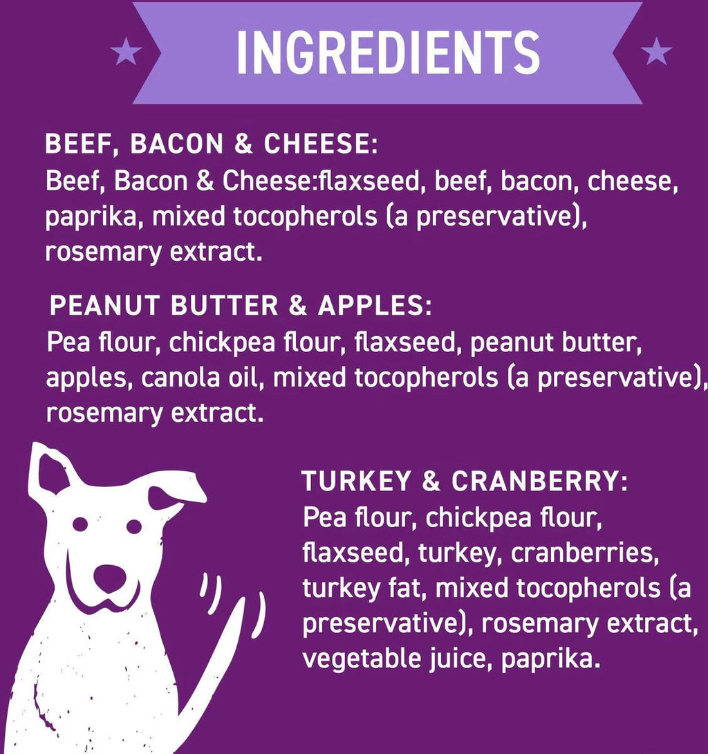 Oven-Baked Dog Treats with Bacon, Cheese & Apples