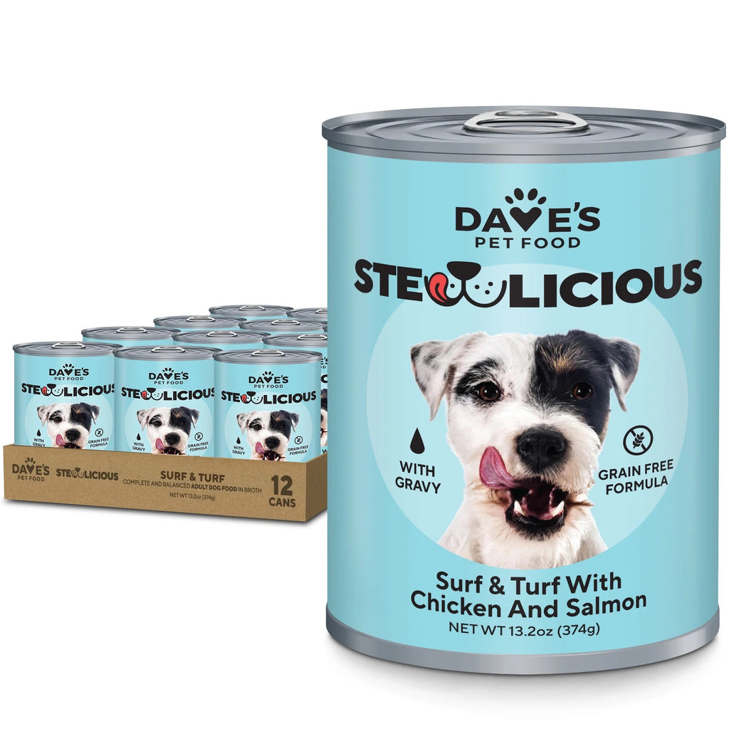 Grain-Free Chicken & Salmon Wet Pet Food with Vegetables