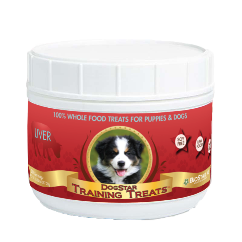 Beef Liver Dog Training Treats with Flax Seed and Pumpkin, 12.6 oz