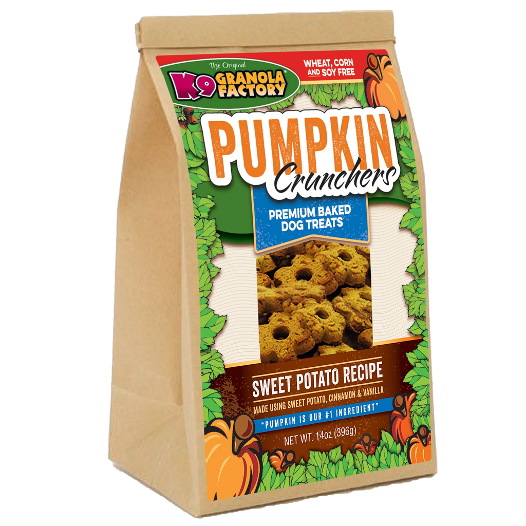 Crunchers Pumpkin Dog Treats – Plant-Based, Crunchy Snack