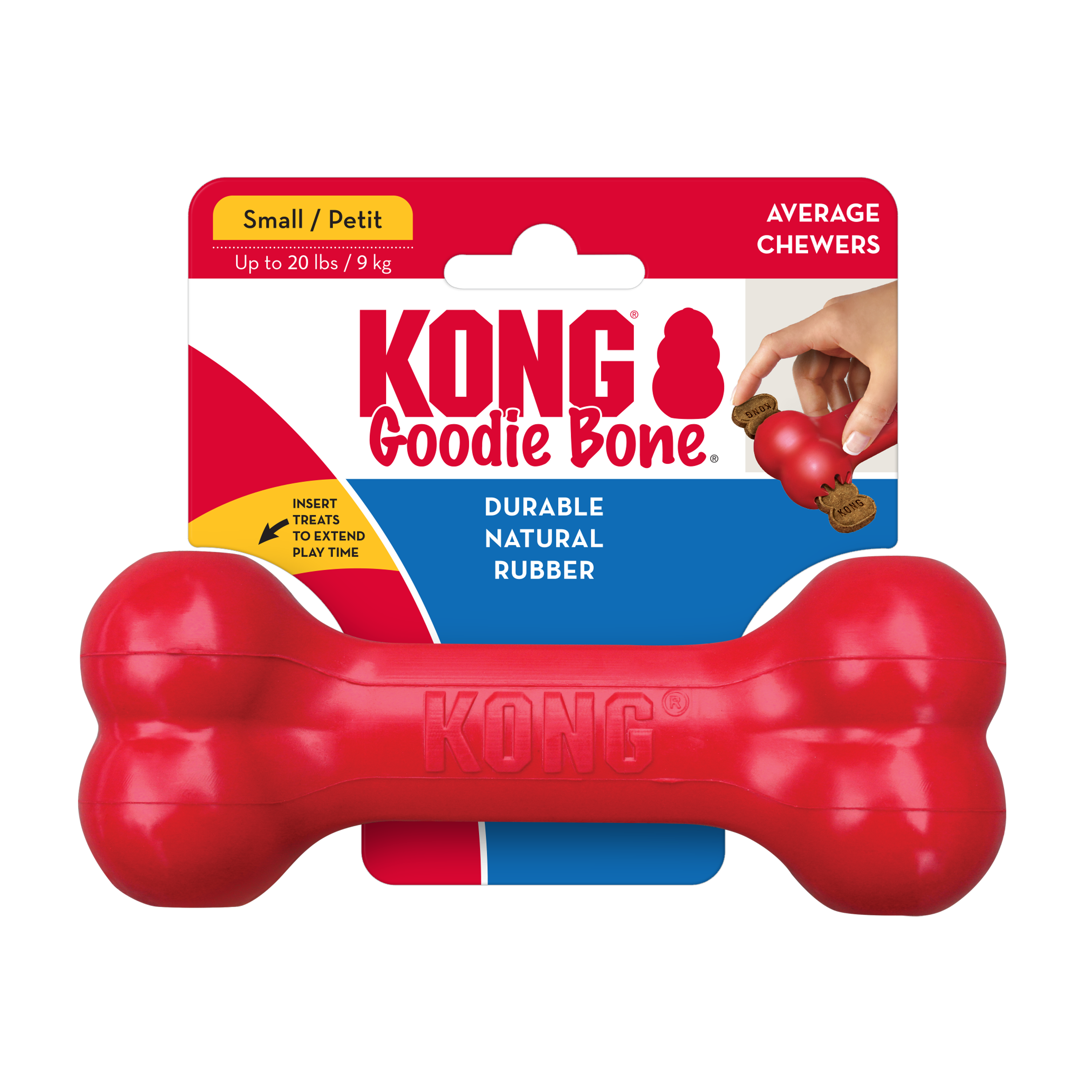 KONG Goodie Bone Treat Dispensing Dog Toy, Extra Large