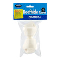 Natural Rawhide Dog Bone – Knotted Beefhide from Free-Range Cows