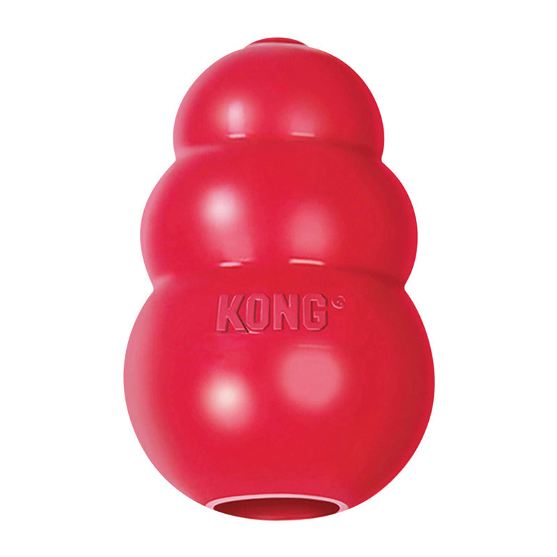 KONG Classic Durable Dog Chew Toy, Red Rubber