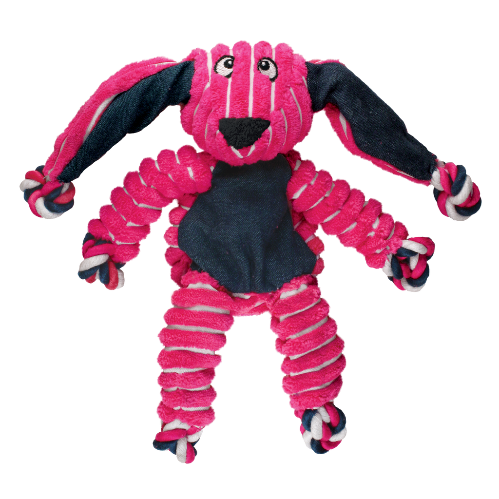KONG Floppy Knots Dog Toy with Knotted Rope and Squeaker