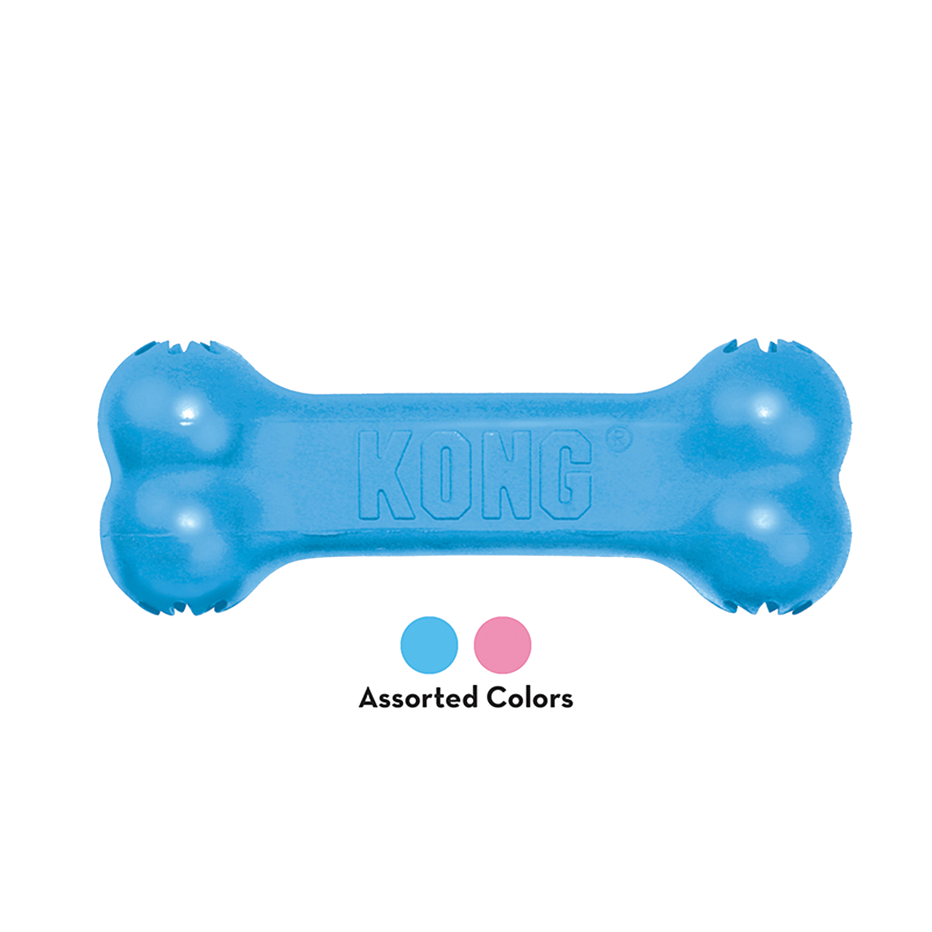 KONG Puppy Goodie Bone Teething Toy with Treat Holders