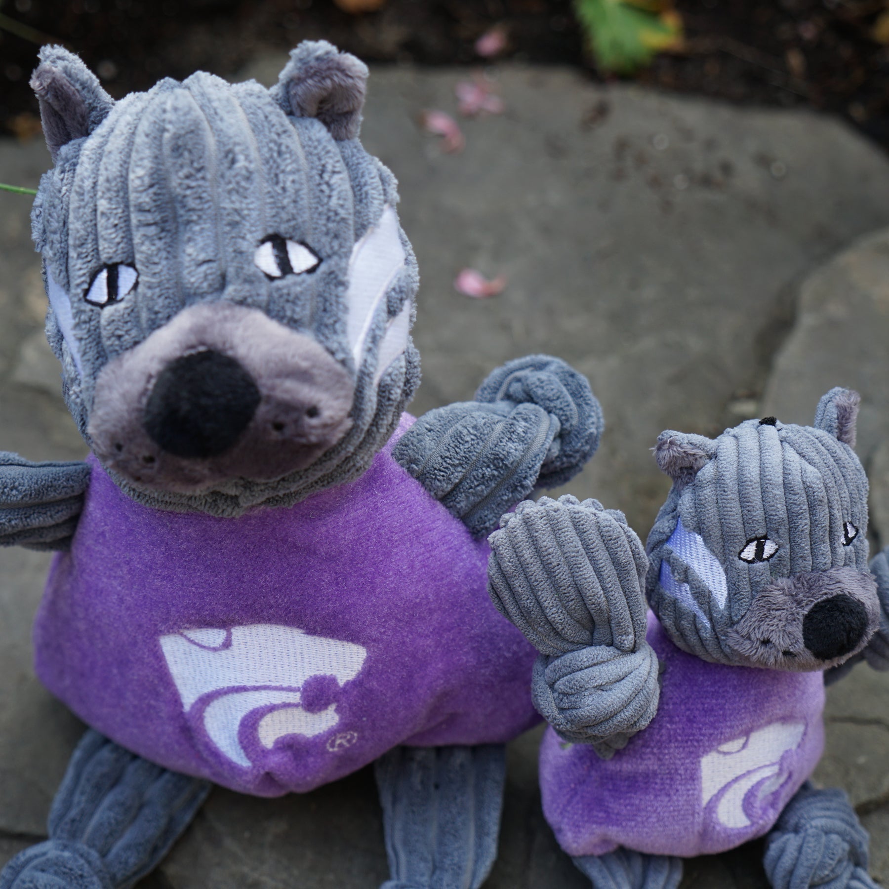 Kansas State Willie the Wildcat Plush Dog Toy