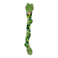 KONG Knots Snake Dog Toy with Rope Core and Squeaker