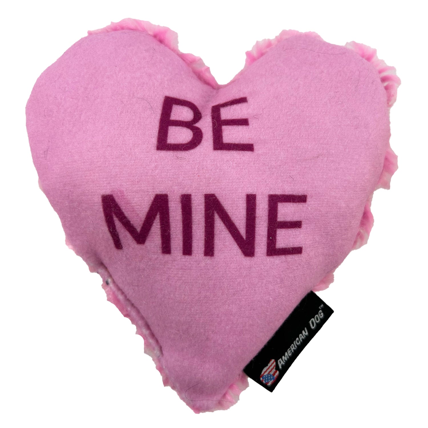 Lucky Dog Personalized Conversation Heart Plush Toy, 6"