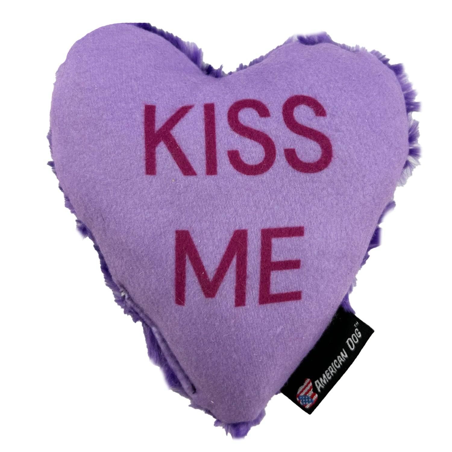 Lucky Dog Personalized Conversation Heart Plush Toy, 6"