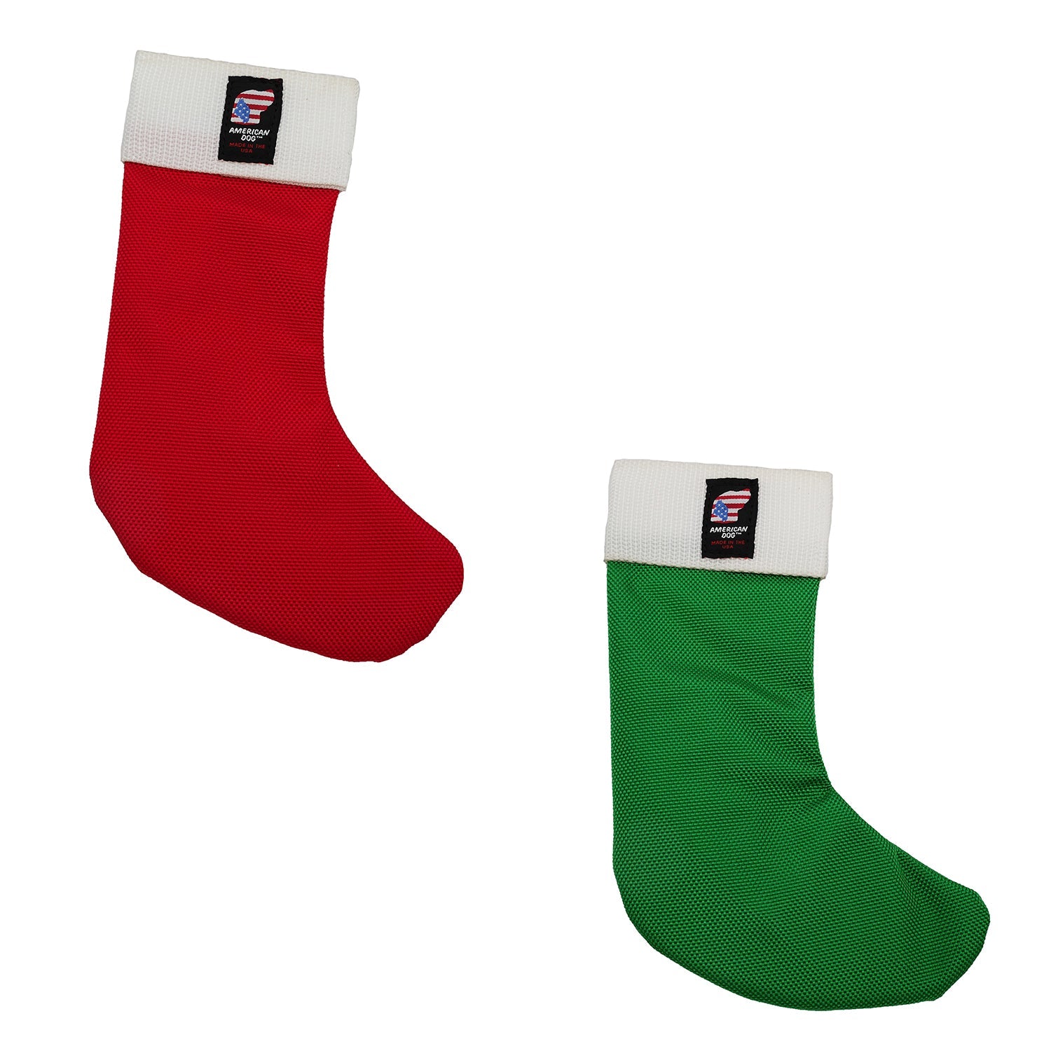 Lucky Dog Holiday Stocking Dog Toy, 1680 Ballistic, 10" x 5"
