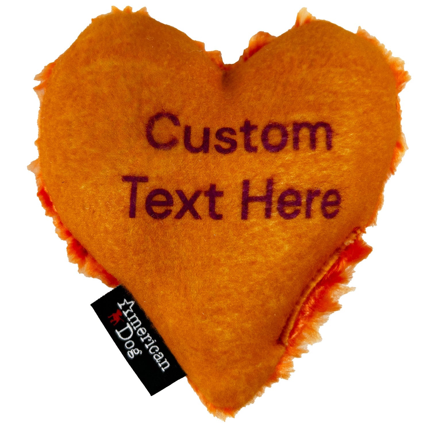 Lucky Dog Personalized Conversation Heart Plush Toy, 6"