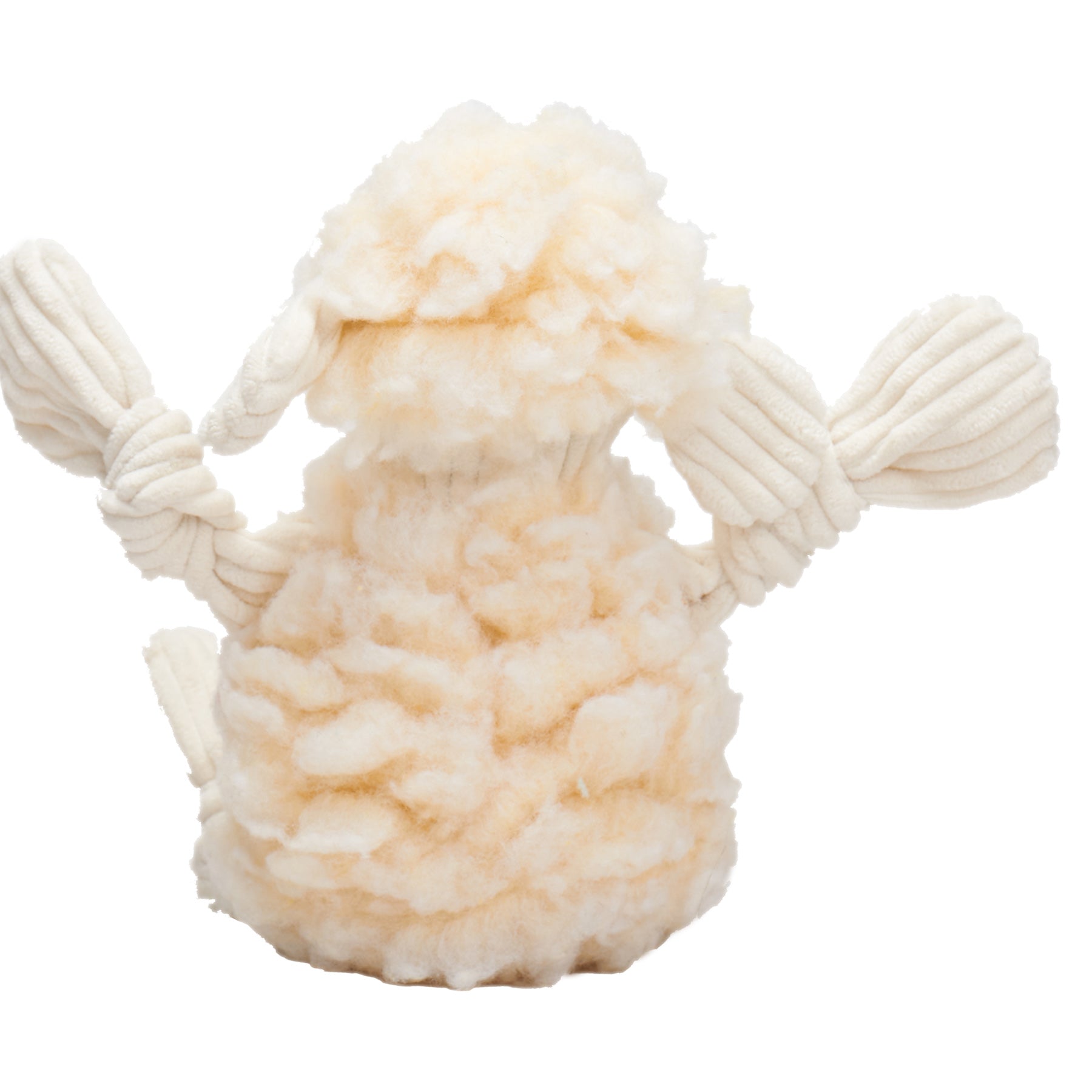HuggleFleece Fluffer Knotties Louise Lamb Dog Toy
