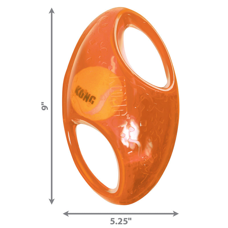 KONG Jumbler Interactive Dog Ball Toy with Handles